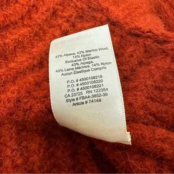 Wilfred Aritzia Erica Sweater Alpaca Merino Wool - Picture 8 of 8